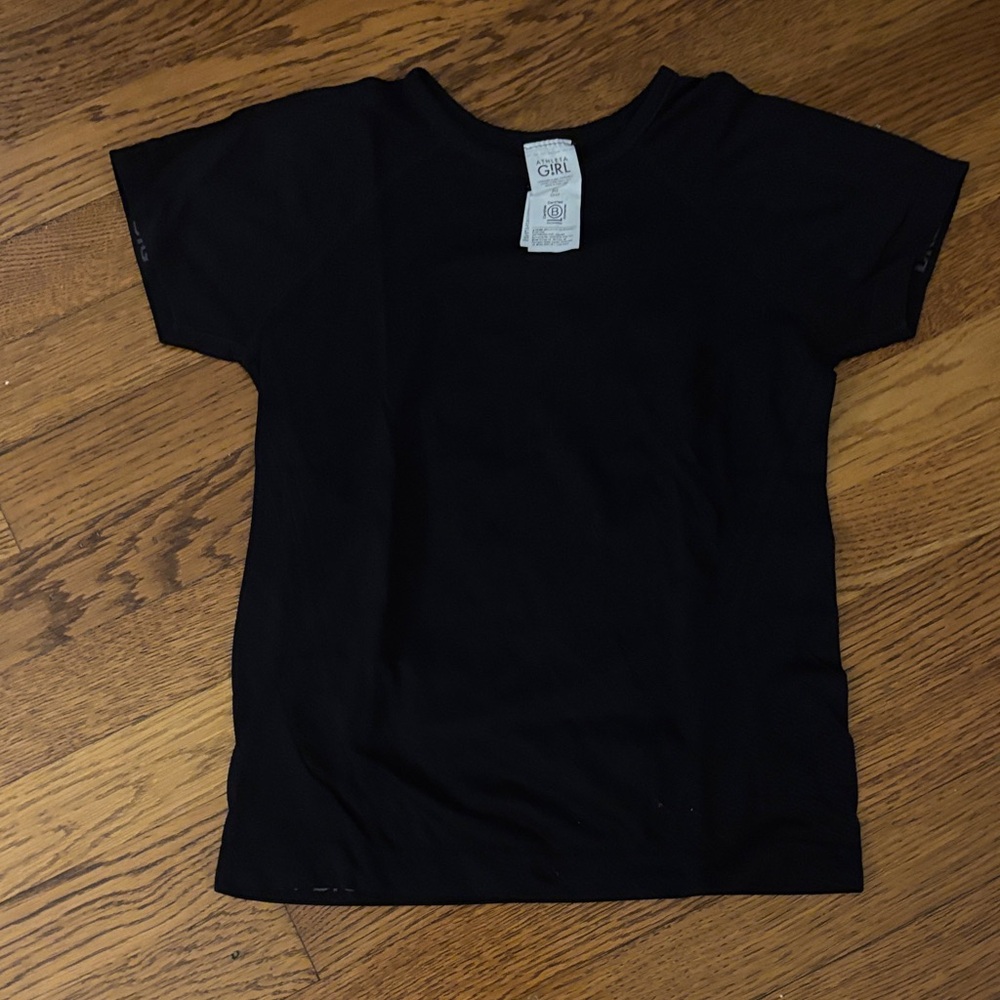 Athleta Black Kids Short Sleeve Tee